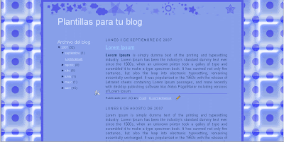 Plantilla blogger gratis bloger nubes infantiles azules