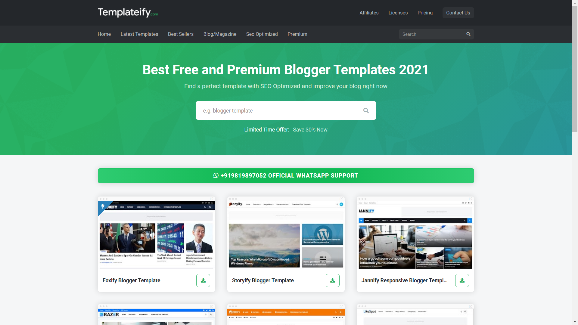 Top 10 FREE Blogger Templates for Beginners in 2022  -Templateify