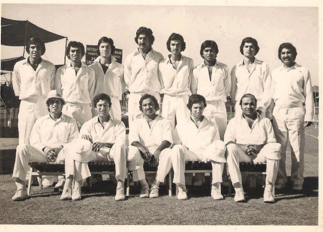 Pakistan cricket Team in 1976
