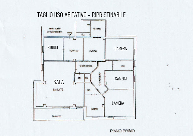 Stato d'origine ripristinabile APPARTAMENTO 200M² IN ZONA REGIONI