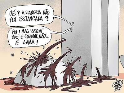 Resultado de imagem para sangria do brasil charge charge