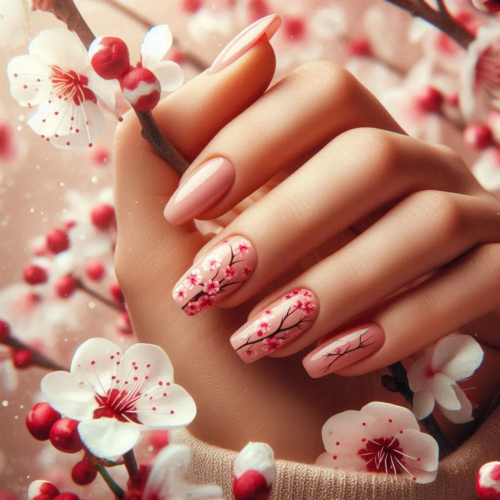 Cherry Blossom Swirls