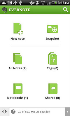 Evernote v3.4.2 Apk App