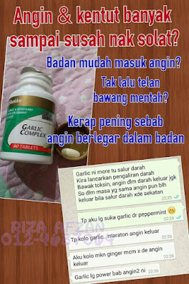 garlic complex atasi bangin dalam badan