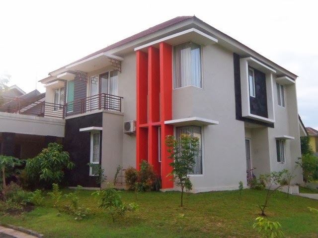  kombinasi cat rumah warna hijau 