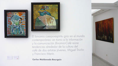 Obra de Miguel Triviñoexposición Binomio Café Galería de Arte La Florida Fotografía Gladys Calzadilla 