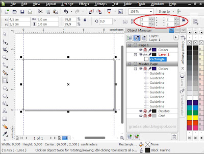 Cara Membuat Desain Kartu Nama Dengan CorelDraw X4