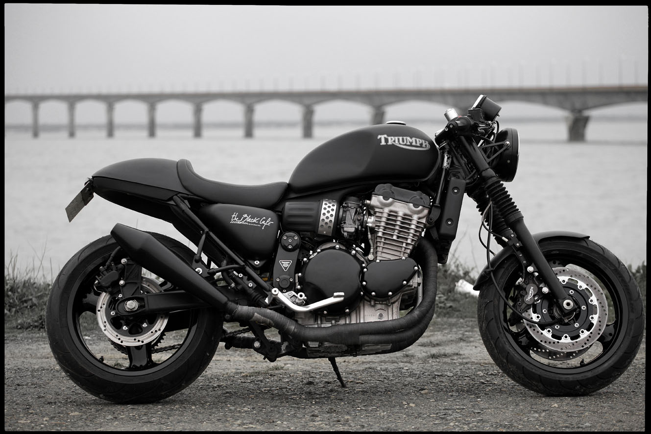 Triumph Adventurer Black Cafe  Return of the Cafe  Racers 