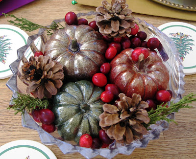 pumpkin centerpiece