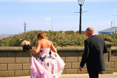 Pink & Black Wedding Day at The North Euston Hotel Fleetwood