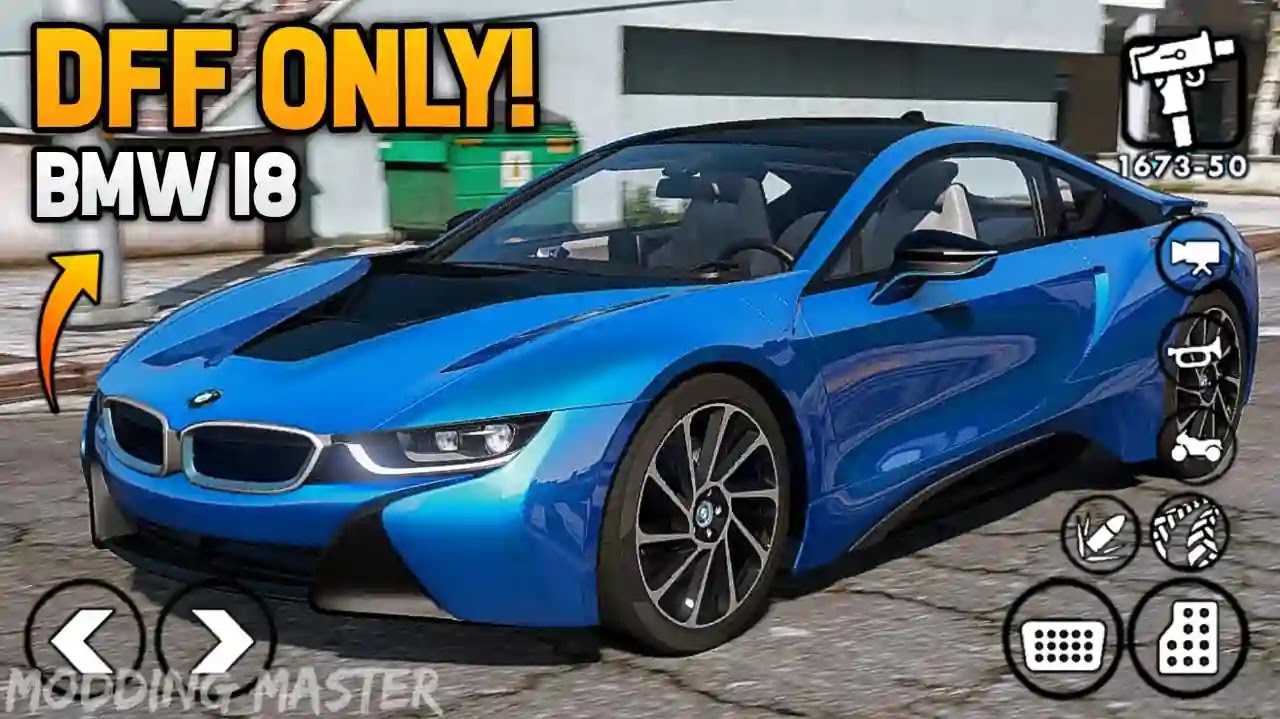 1mb Bmw I8 Dff Only Car Mod For Gta San Andreas Android