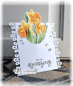 Sunny Studio Stamps: Daffodil Drams Card by Emily Lauritzen