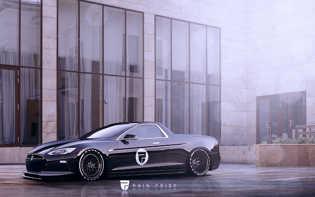 2016 Tesla Model S Pickup Design Concept