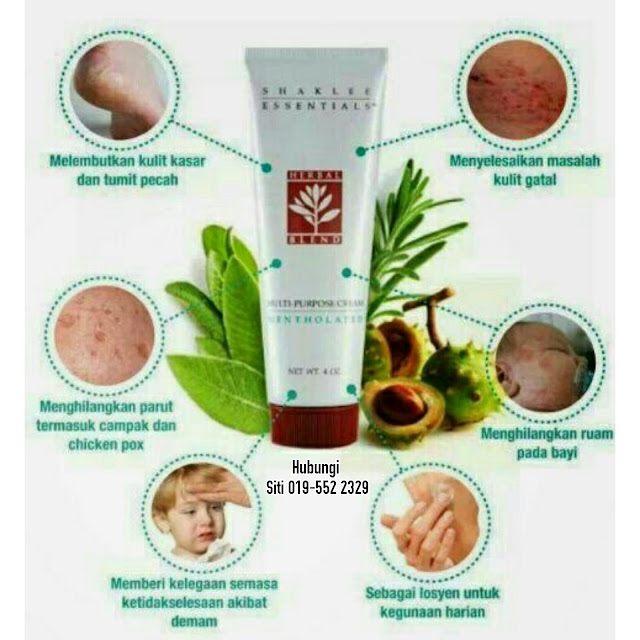 Kebaikan dan Kelebihan Krim Herbal Blend Shaklee  Cantik 