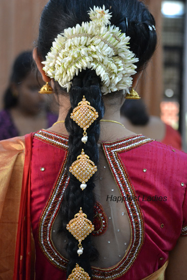 South Indian Bridal Hairstyle