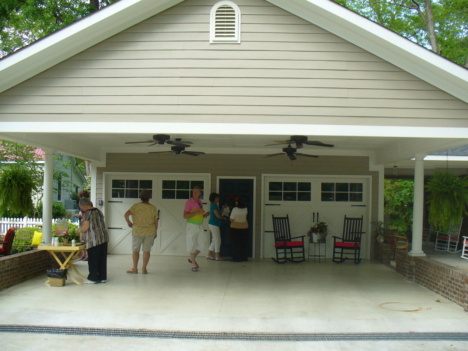 Open Carport Attached To House