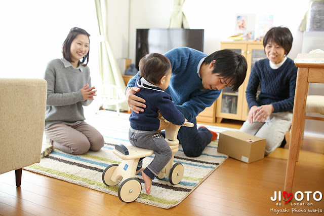 自宅へお誕生日の出張撮影