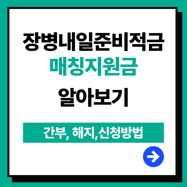 장병내일준비적금 가입자격 확인서, 매칭지원금, 해지, 간부