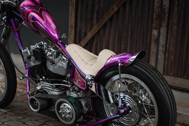 Harley Davidson Shovelhead By Queen Lekha Choppers