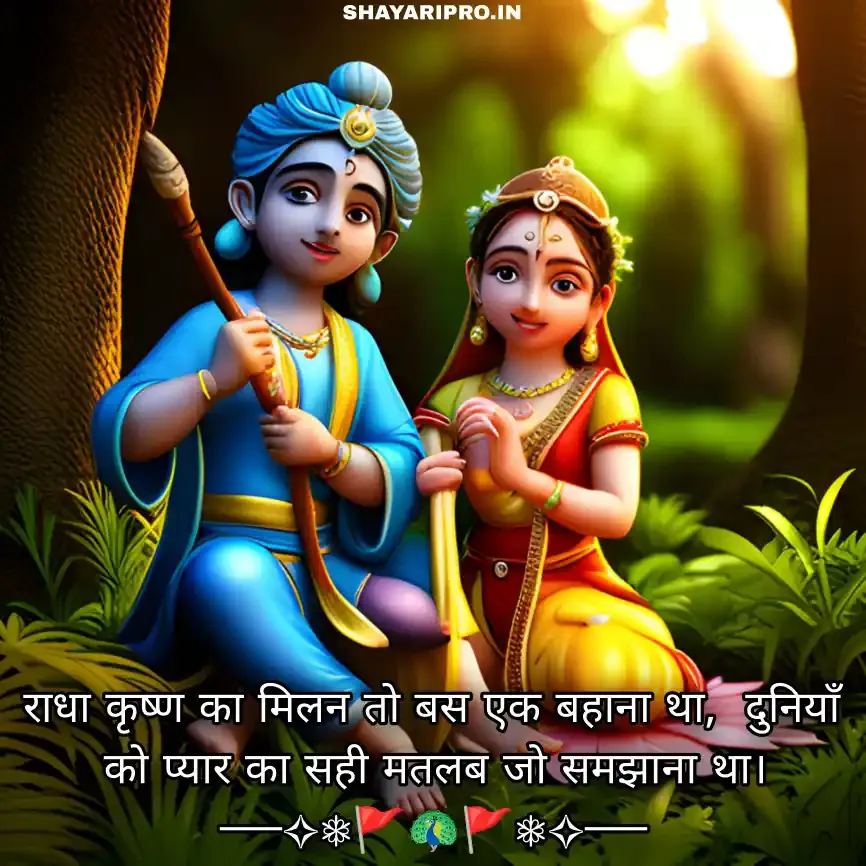 Radha Krishna Shayari in Hindi