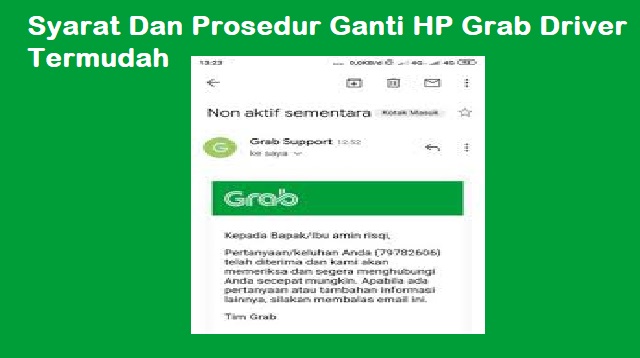 Prosedur Ganti HP Grab Driver