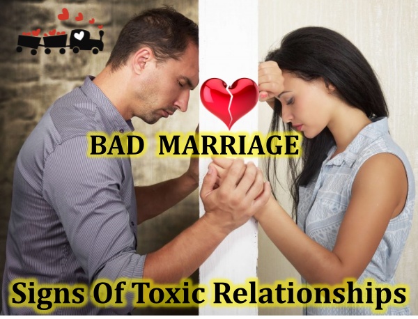 Signs of Toxic Relationships Unhappy Marriage & Love Affair Going Wrong