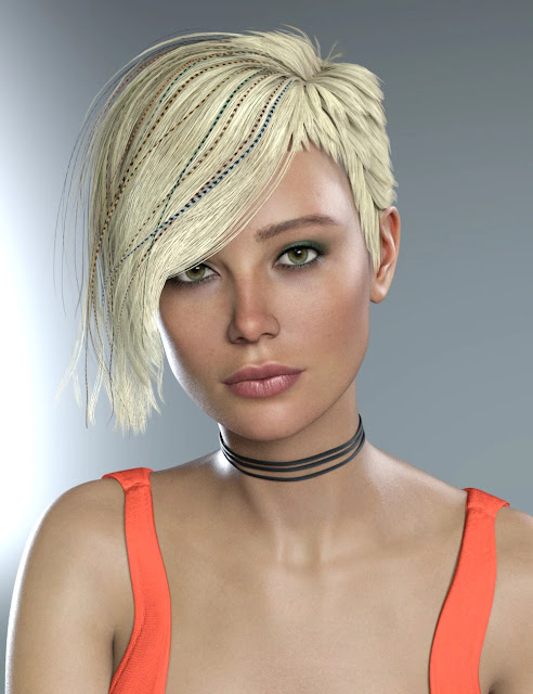 Unleash Your Creative Spirit with "Danny Hair" for Genesis 9 in Daz Studio