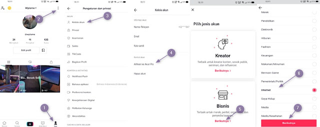 Cara Mengubah Akun TikTok Menjadi Pro