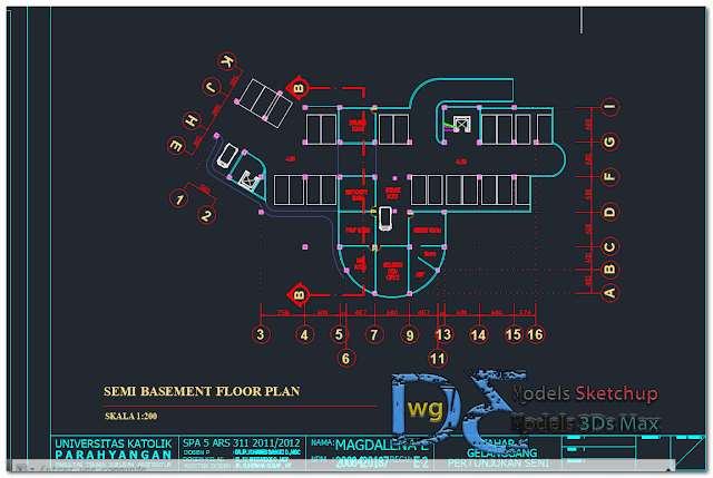 Performing arts center in AutoCAD 