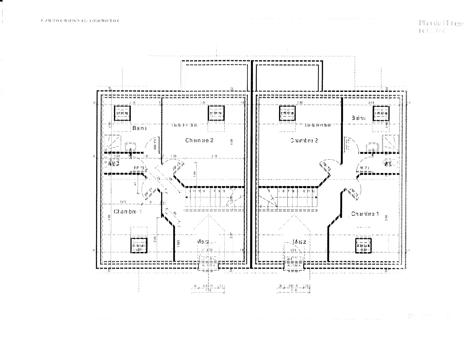 Plan de maison en L Architecte PACA