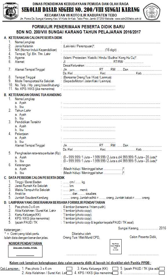 Contoh Html Formulir Pendaftaran - James Horner Unofficial