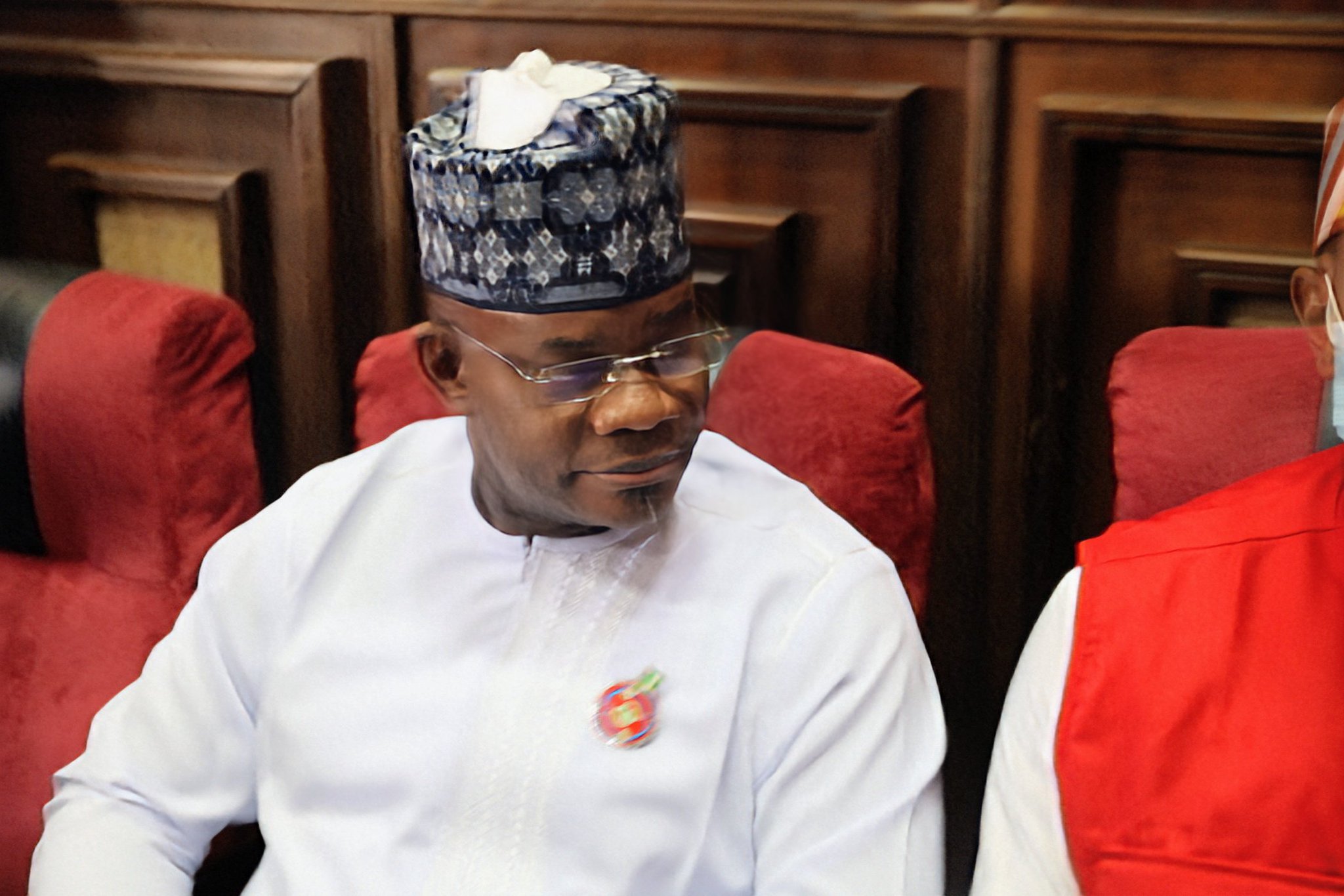 Former Kogi State Governor, Yahaya Bello, in court in Abuja