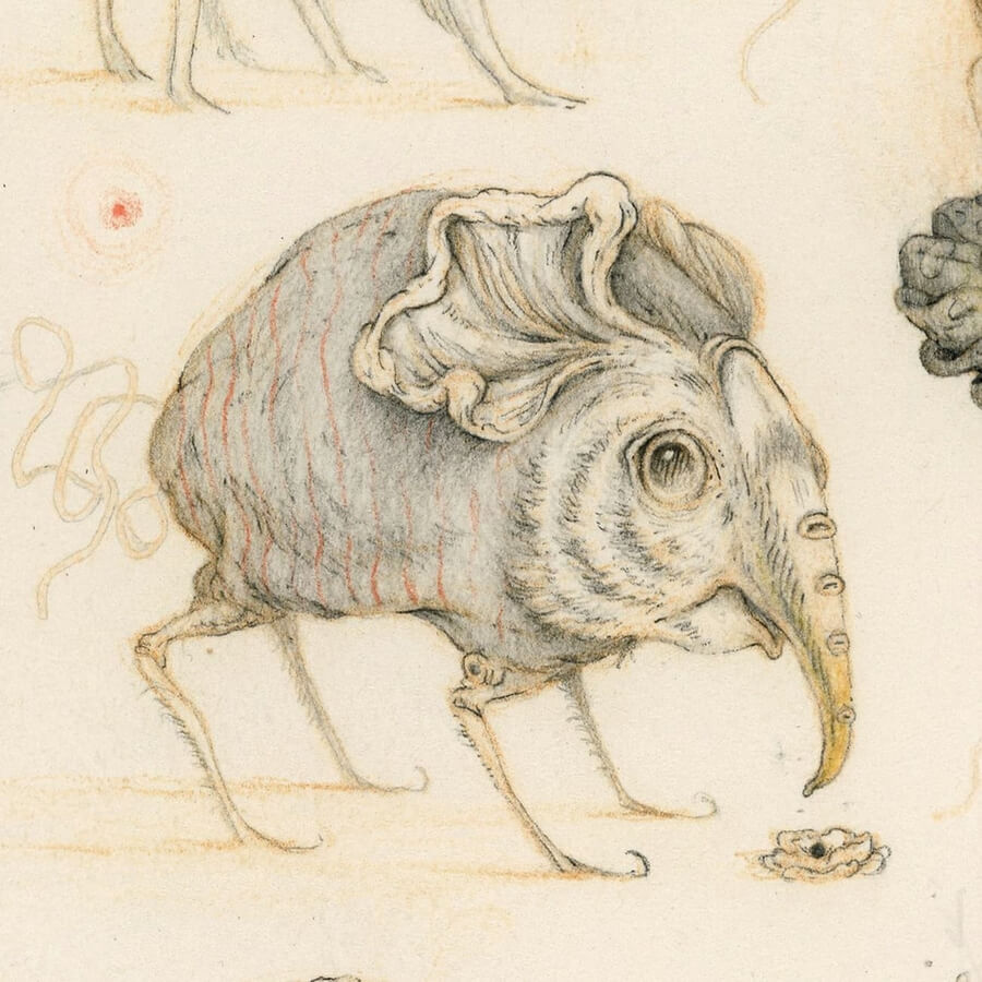 10-Sweet-elephant-creature-Fantasy-Drawings-Vorja-Sánchez-www-designstack-co