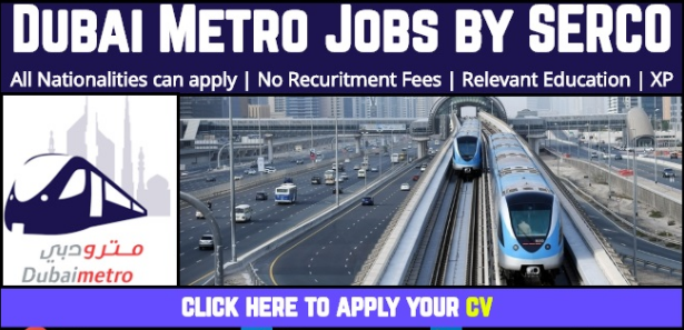 Dubai Metro Vacancies In Dubai – Latest Jobs