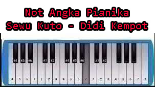 Not Angka Pianika Sewu Kuto - Didi Kempot