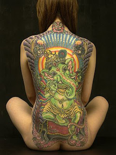 Full Back Body Tattoos for Girls