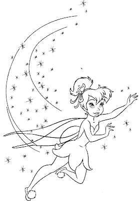 tinkerbell coloring pages