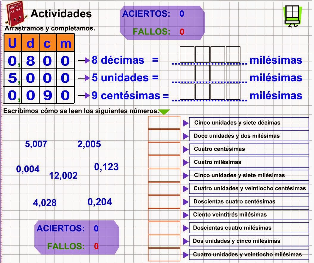 http://www.eltanquematematico.es/pizarradigital/NumDec5/milesimas/actividades_m/actividades_m1.html