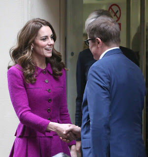 Kate Middleton in Purple Dress at Royal Opera House in London