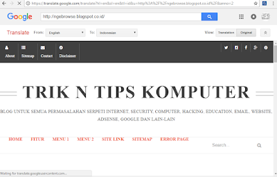 Bagaimana Menggunakan Google Sebagai Proxy Server (2 Cara)