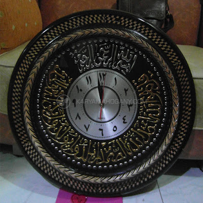 Jam Dinding Kayu Jati | Souvenir Jam Dinding Jepara