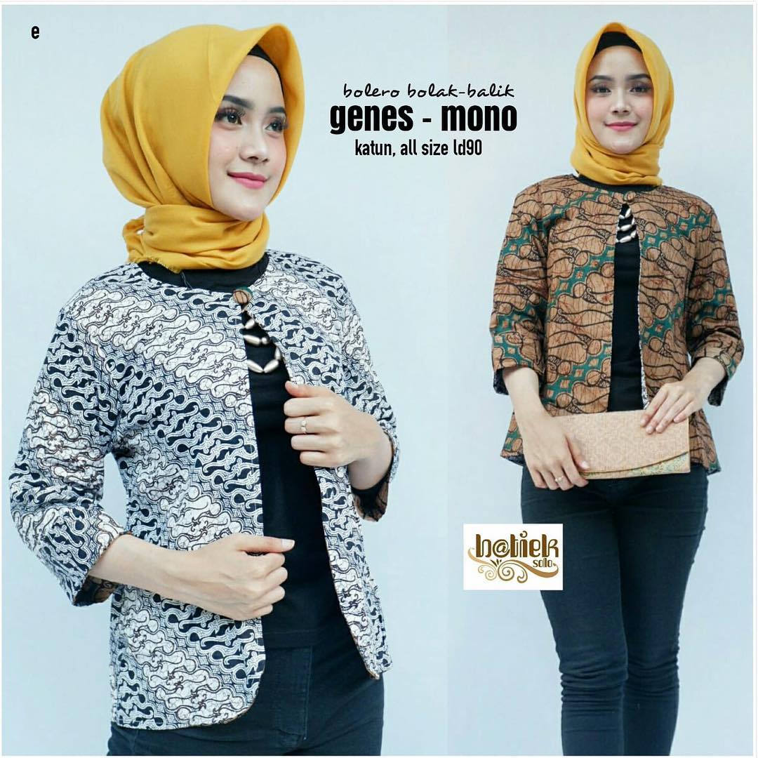 46 Model Tunik  Batik  Remaja 2021 Desain  Modern Model 