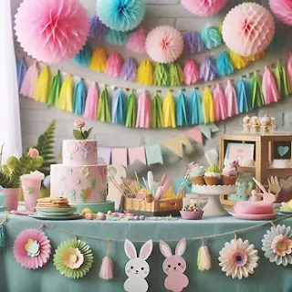 Guirlandas de Papel Crepom