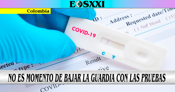 Gobierno insta a mantener la toma de 50 mil pruebas covid-19 diarias