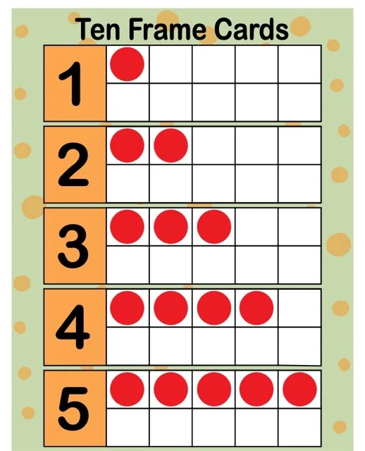 Ten Frame Cards