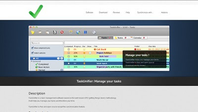 TaskUnifier, PIM and Diary