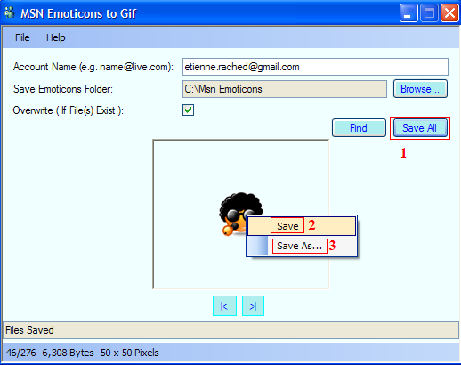 MSN Emoticons To Gif