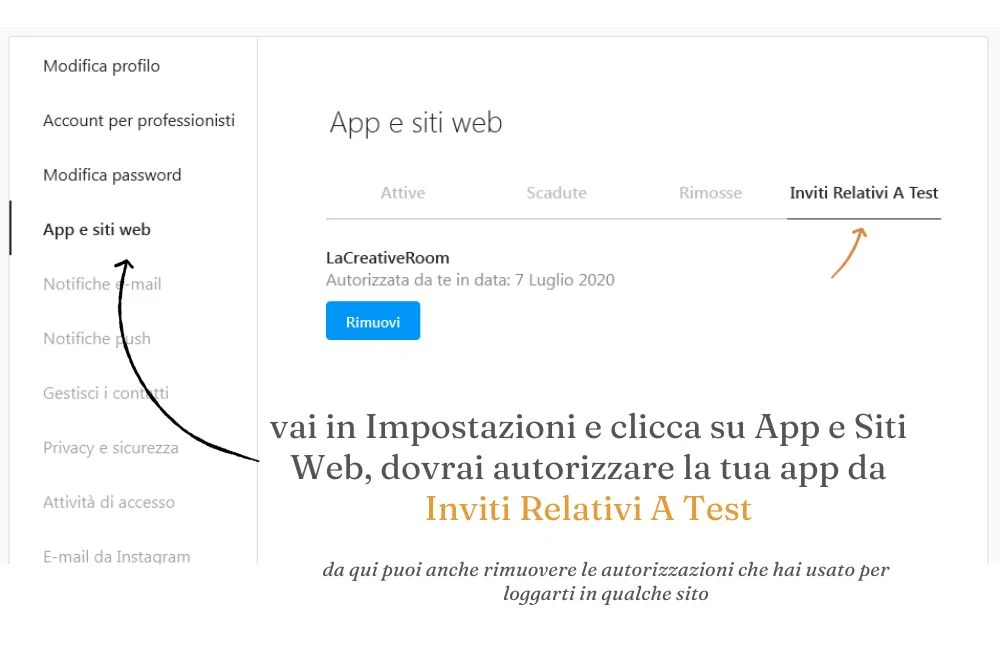 come autorizzare instagram basic display per instafeed