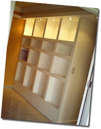 Estante em Dry-Wall - GessoAcartonado - Casa de D.Guida