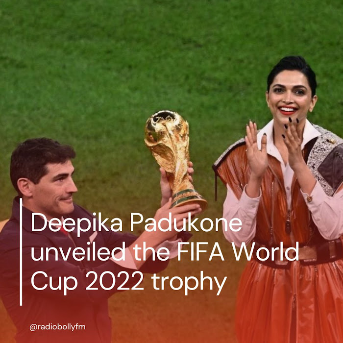 Deepika Padukone unveils FIFA World Cup 2022 trophy with Iker Casillas